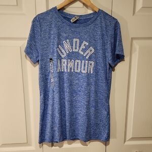 Under Armour Heathered Blue Tee